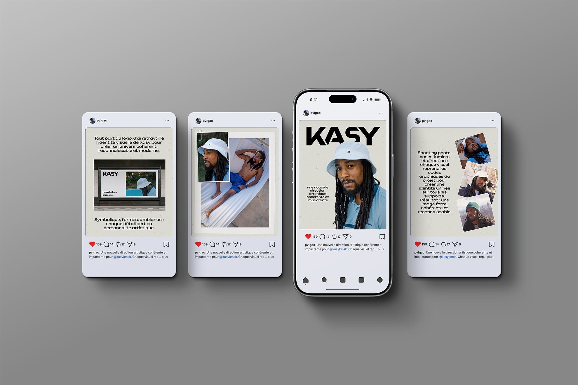 Branding Instagram pour Kasy