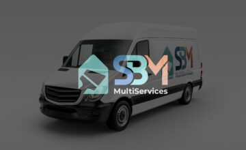 SBM MultiServices | 2025 | Identité visuelle et logo pour SBM MultiServices, entreprise polyvalente de rénovation et de travaux.